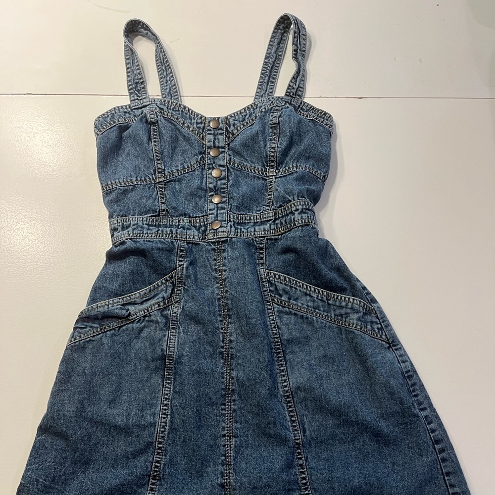 XS Denim minidress.